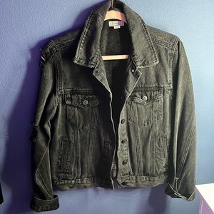 Forever 21 distressed jean jacket